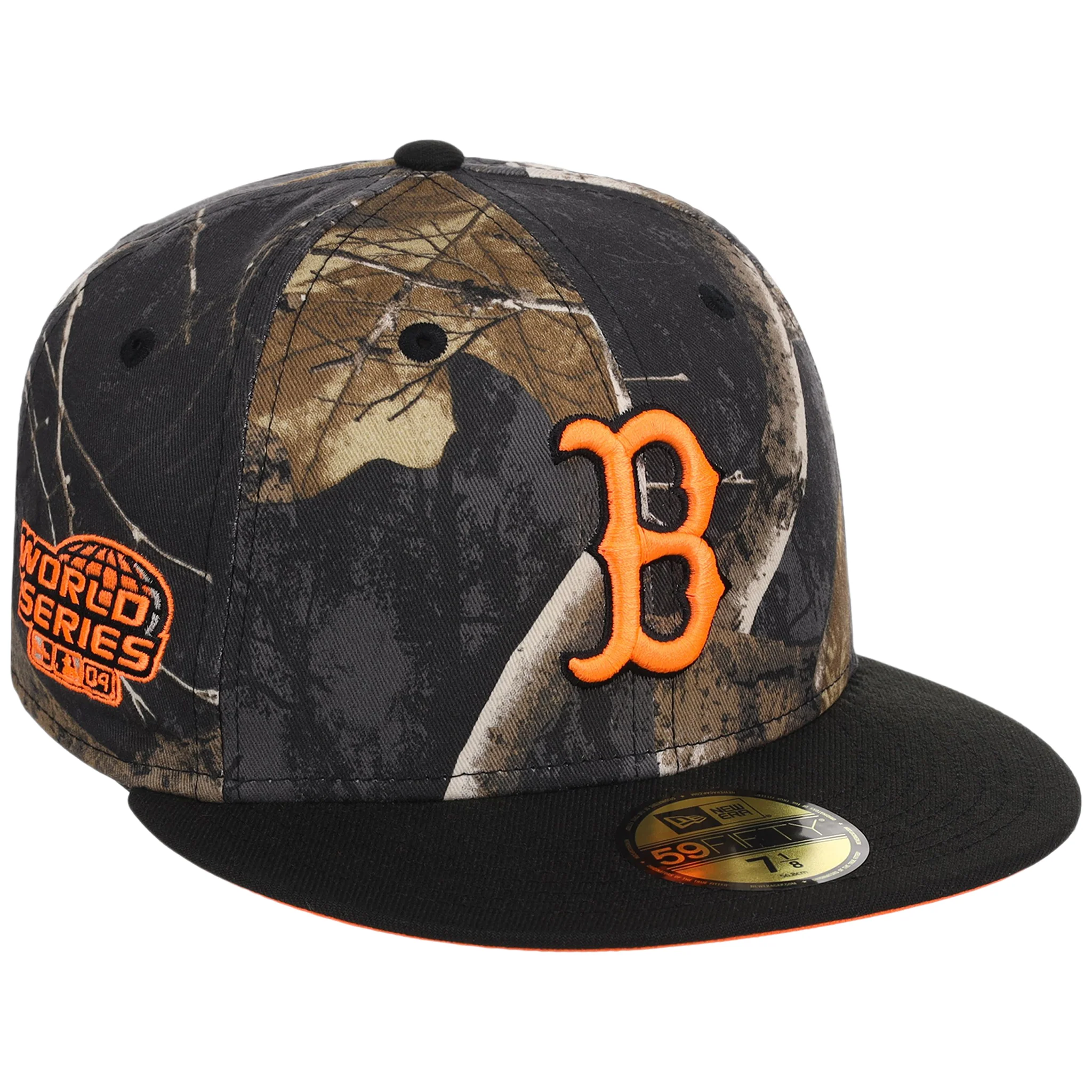 Boston Red Sox MLB Black Realtree 'Flame' New Era 59FIFTY 1 Boston Red Sox MLB Black Realtree 'Flame' New Era 59FIFTY
