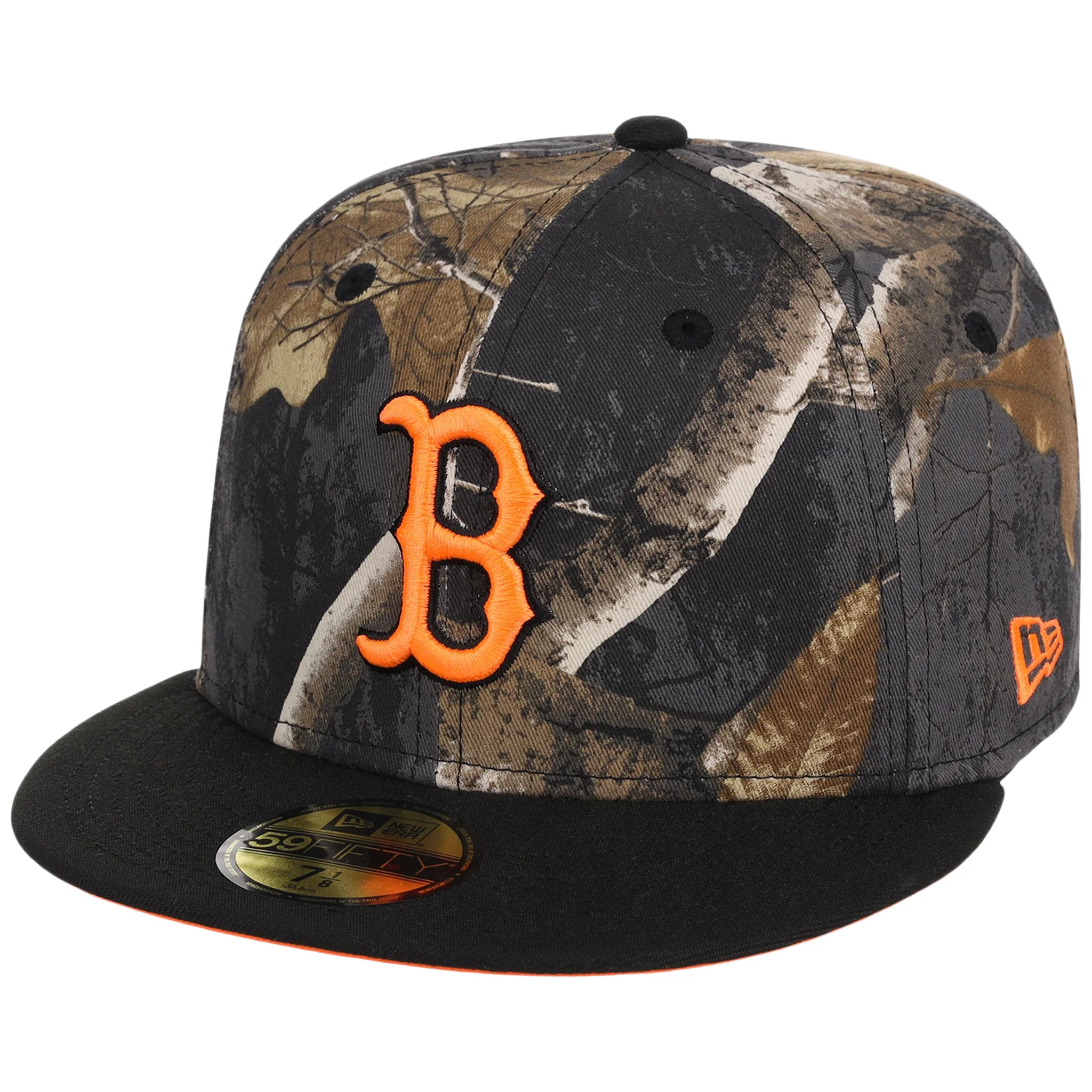 Boston Red Sox MLB Black Realtree 'Flame' New Era 59FIFTY 4 Boston Red Sox MLB Black Realtree 'Flame' New Era 59FIFTY