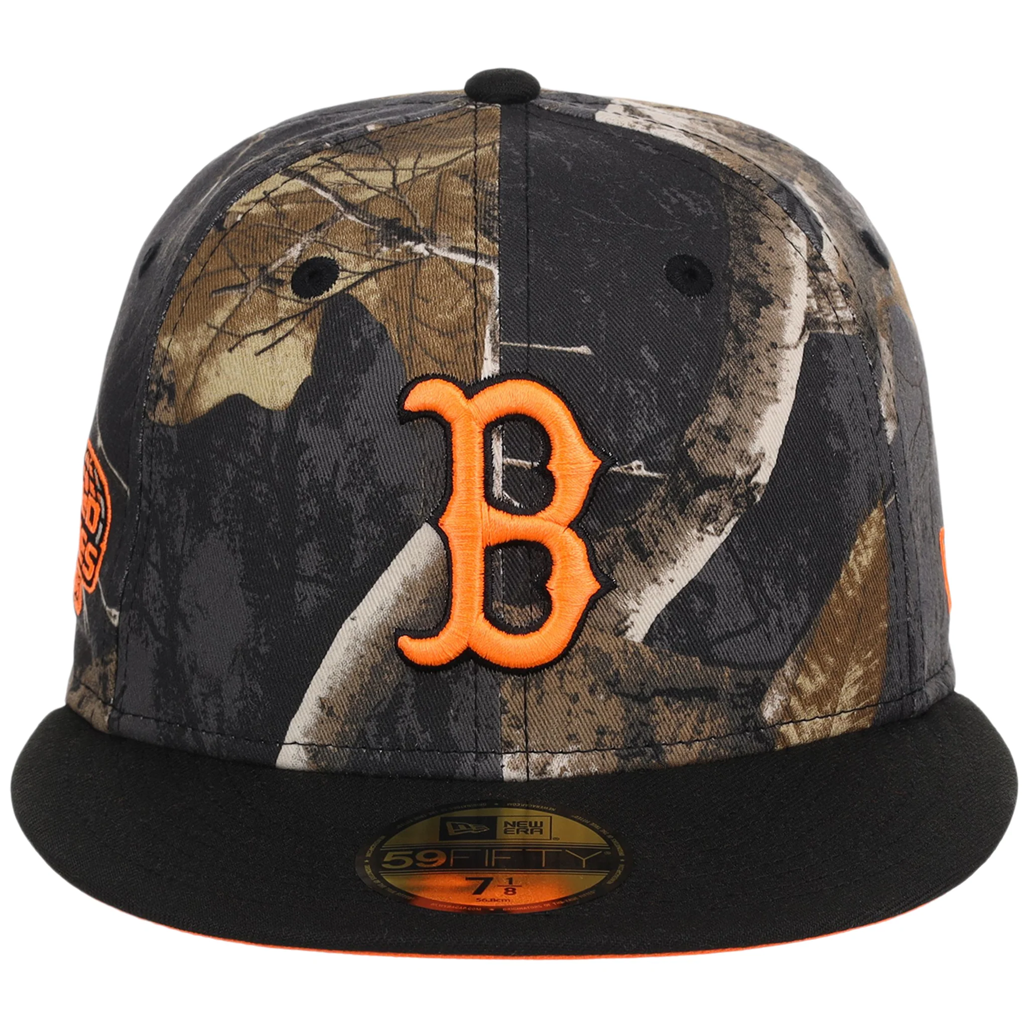 Boston Red Sox MLB Black Realtree 'Flame' New Era 59FIFTY 5 Boston Red Sox MLB Black Realtree 'Flame' New Era 59FIFTY
