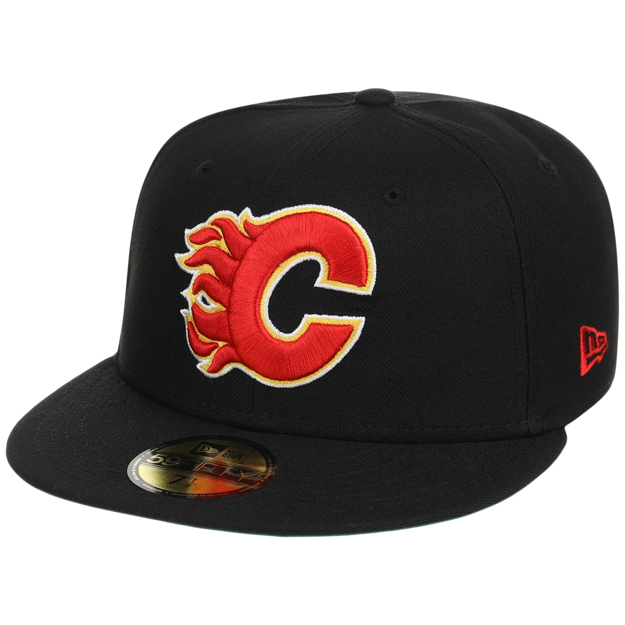 Calgary Flames NHL Black Dome New Era 59FIFTY 4 Calgary Flames NHL Black Dome New Era 59FIFTY