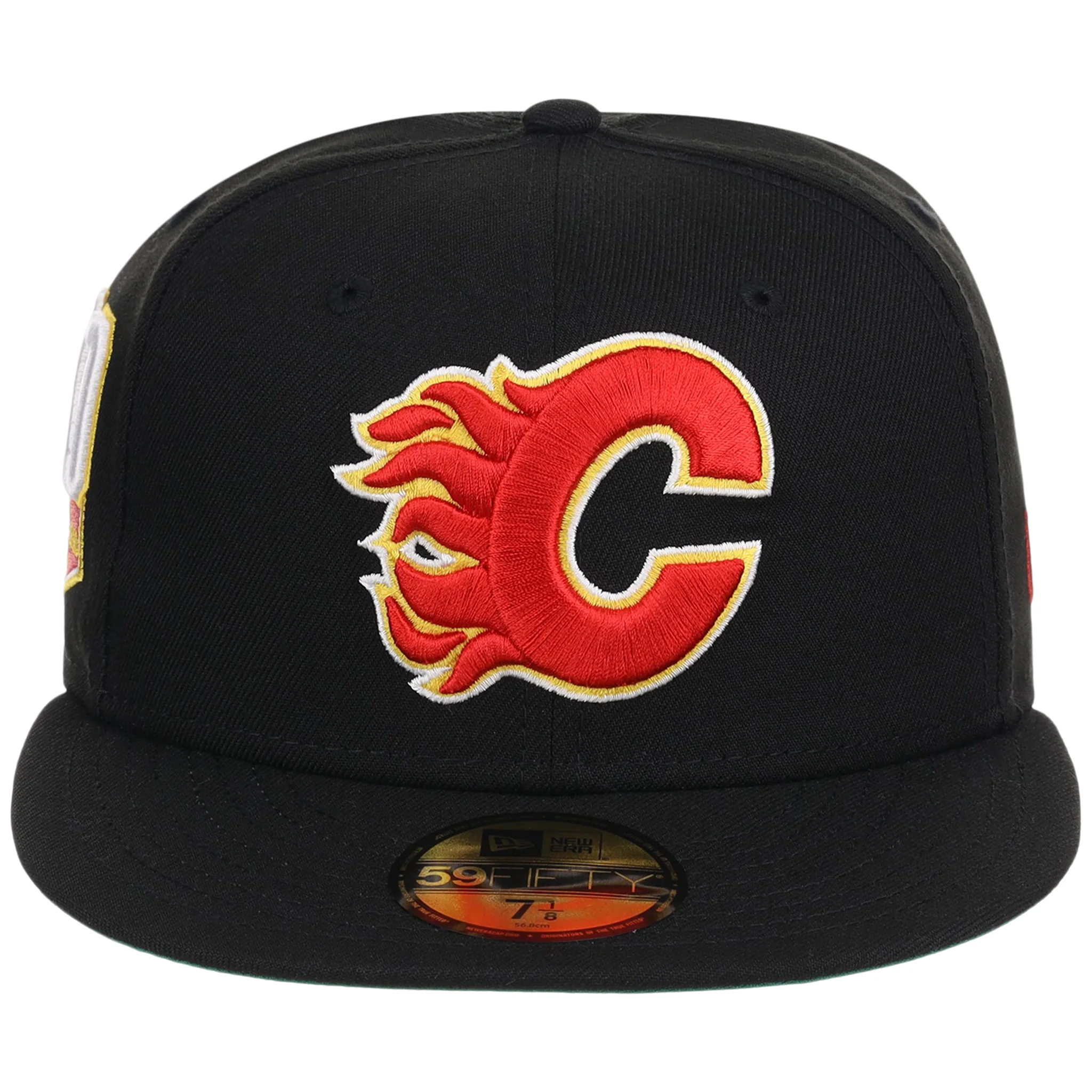 Calgary Flames NHL Black Dome New Era 59FIFTY 5 Calgary Flames NHL Black Dome New Era 59FIFTY