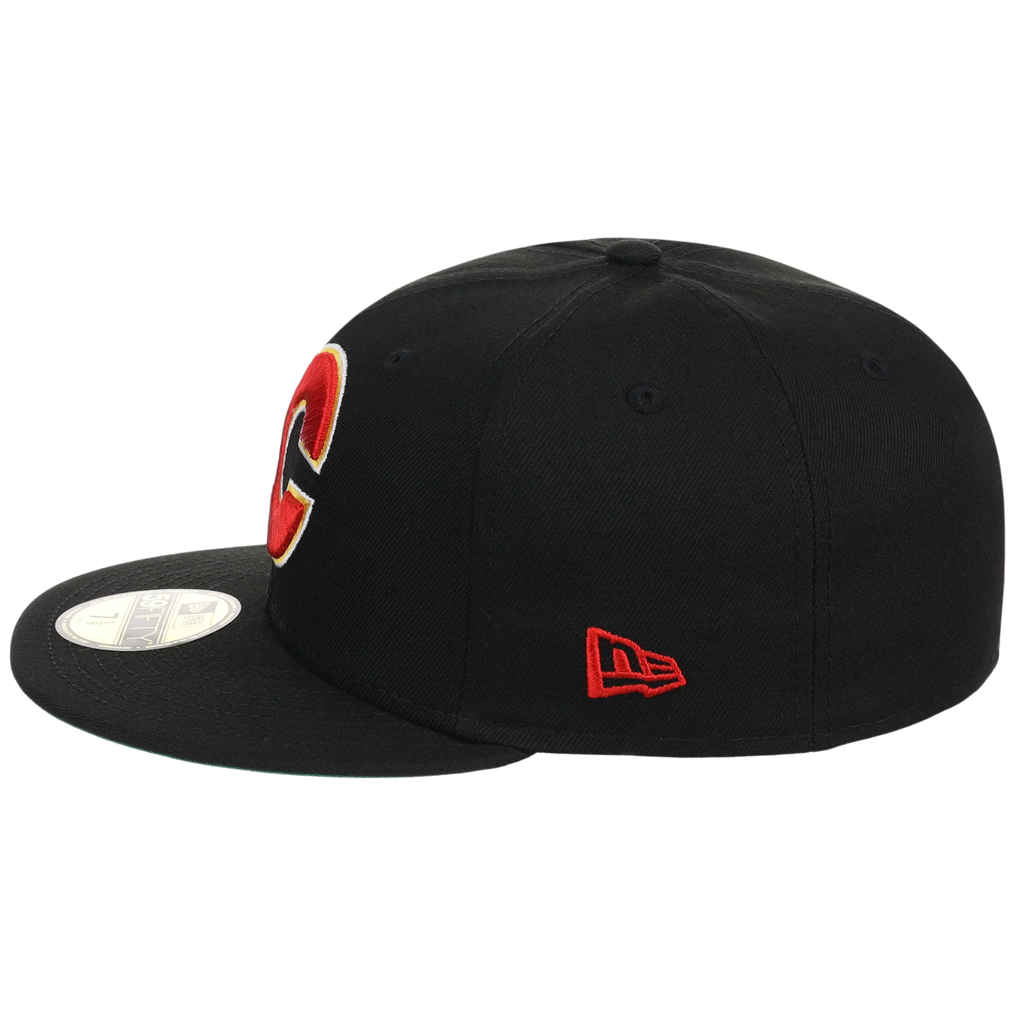 Calgary Flames NHL Black Dome New Era 59FIFTY 6 Calgary Flames NHL Black Dome New Era 59FIFTY