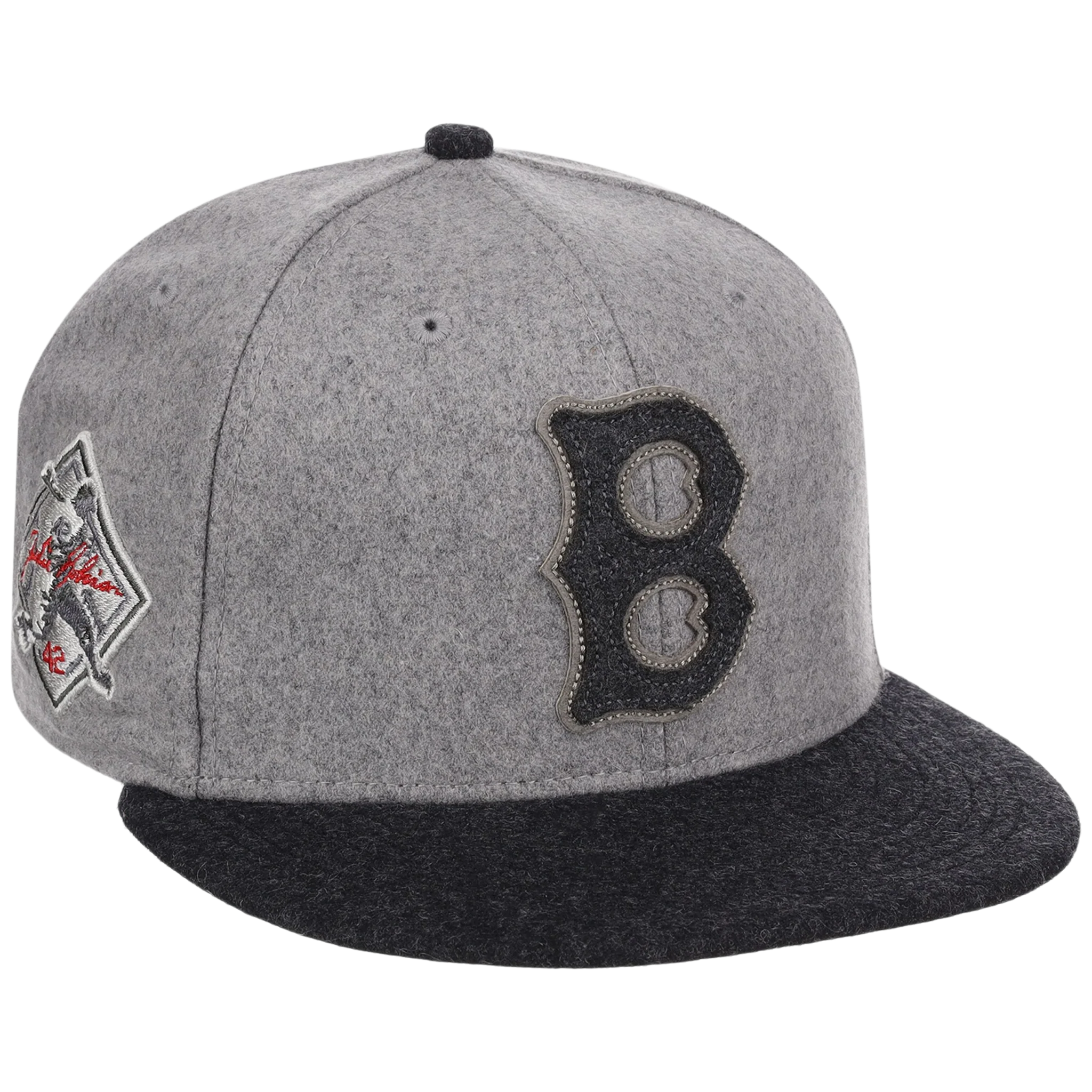 Brooklyn Dodgers 42 Legacy Pack New Era 59FIFTY - Gray/Graphite