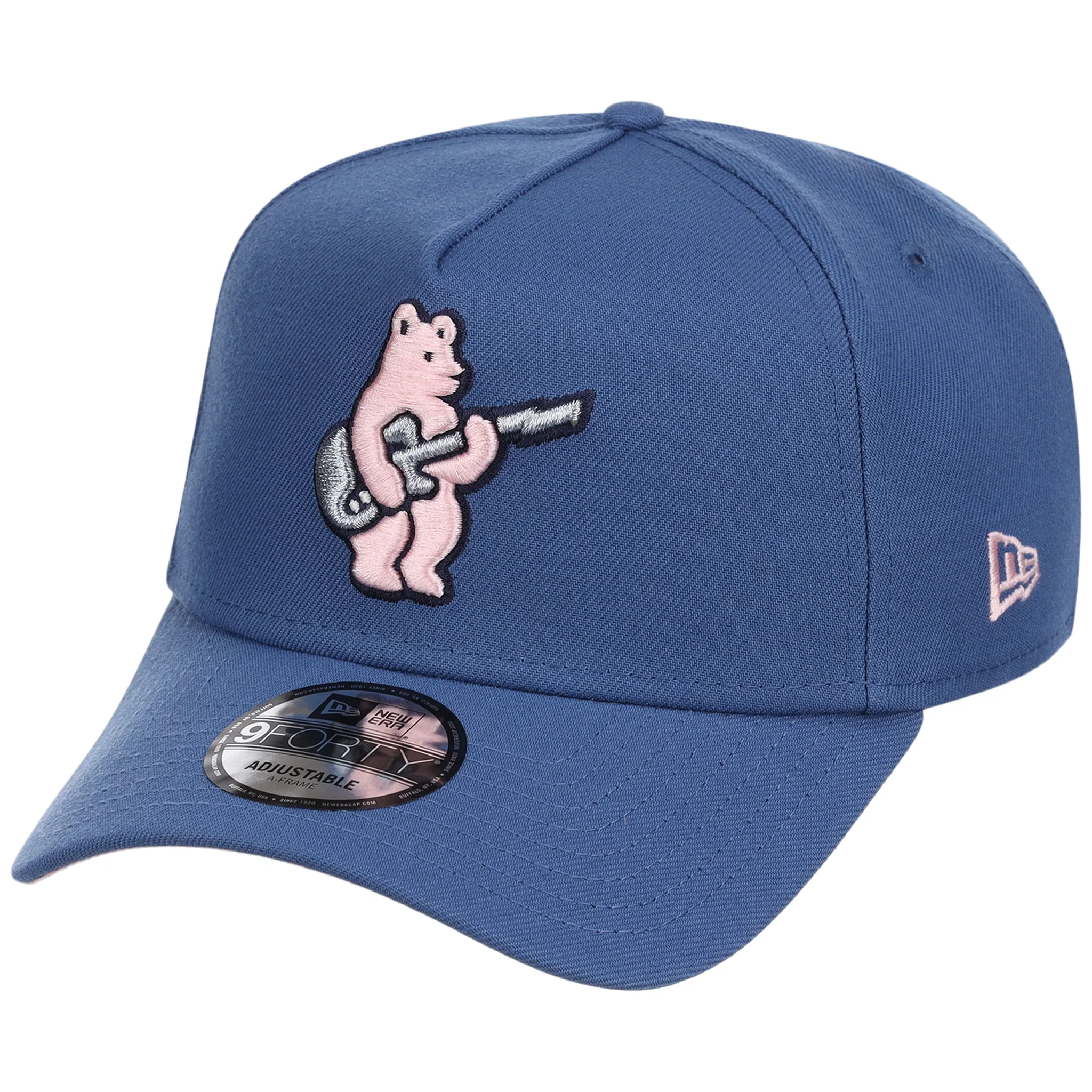 Chicago Cubs MLB Pink Indigo New Era 9FORTY 4 Chicago Cubs MLB Pink Indigo New Era 9FORTY