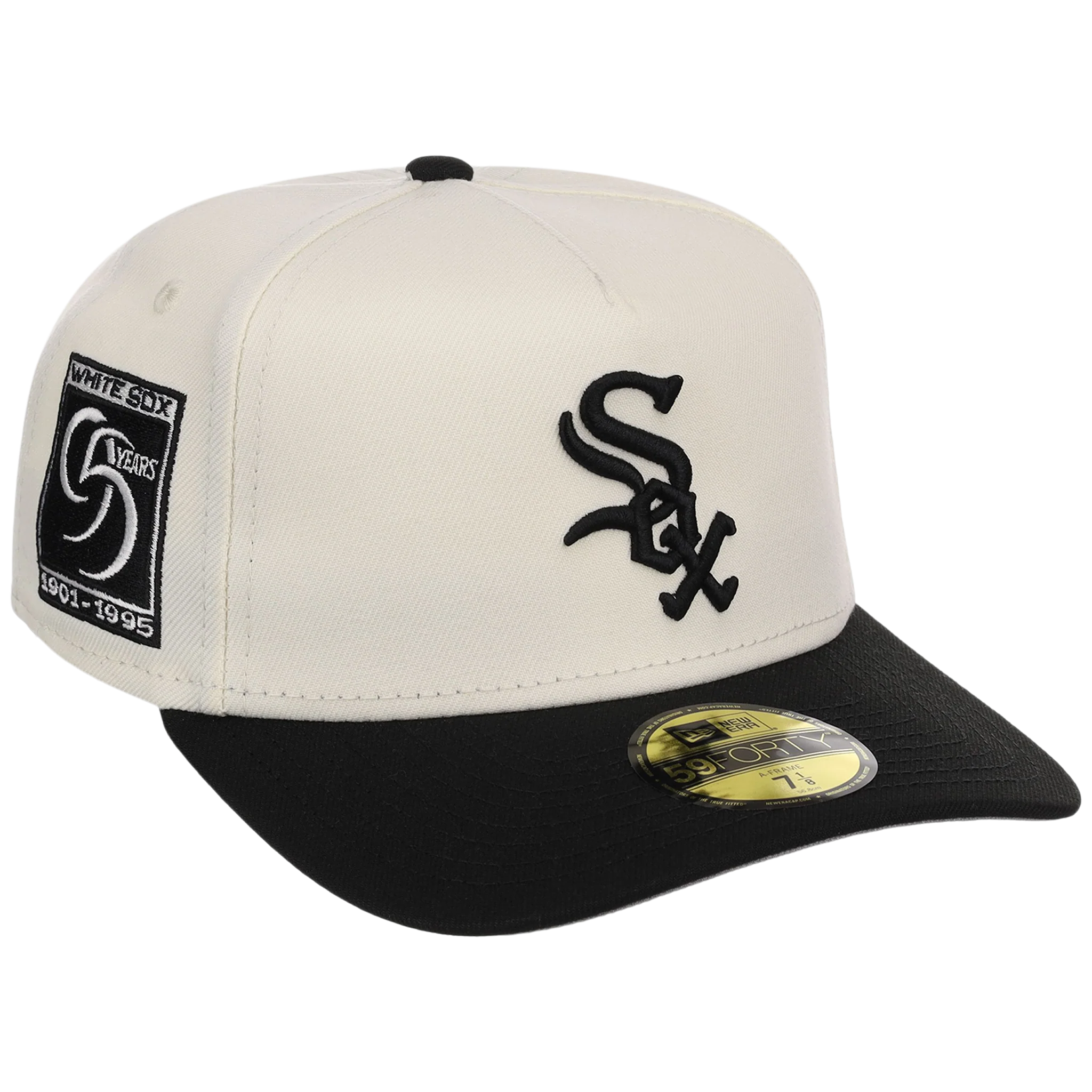 Chicago White Sox MLB Chrome Noir New Era 59FORTY