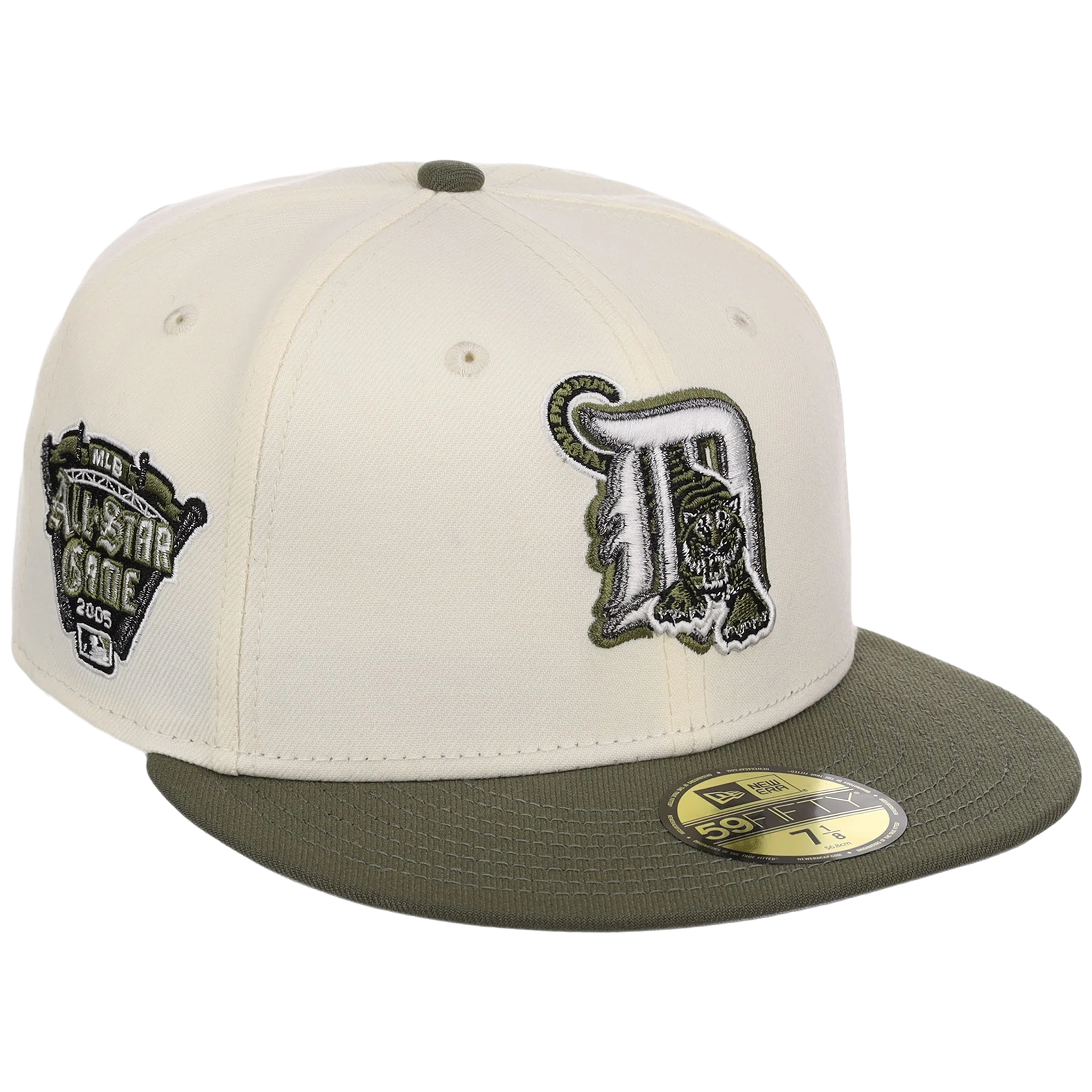 Detroit Tigers MLB Chrome Olive New Era 59FIFTY