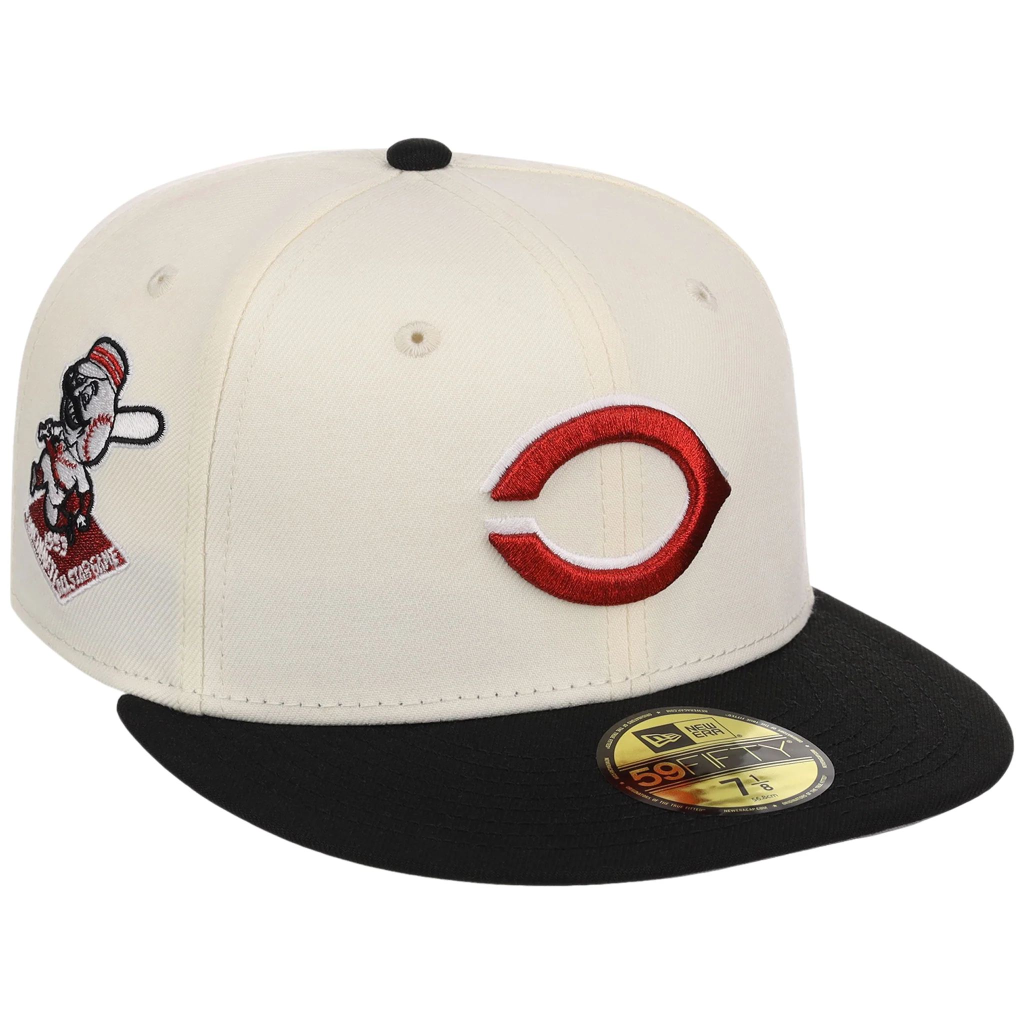 Cincinnati Reds MLB Flipmode 2.0 New Era 59FIFTY (Chrome/Black/Gray)