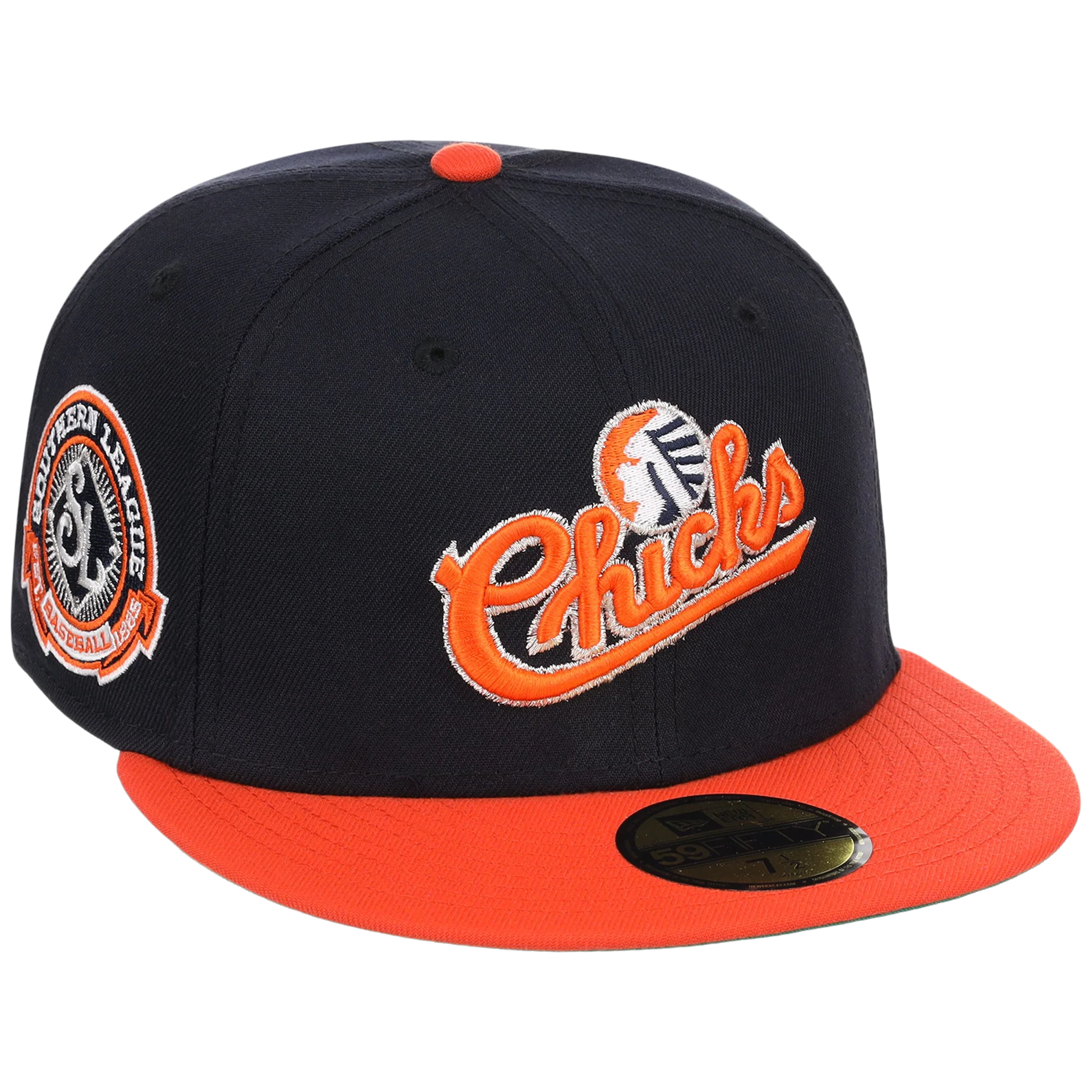 Memphis Chicks 8-bit Terror New Era 59FIFTY - Navy/Orange