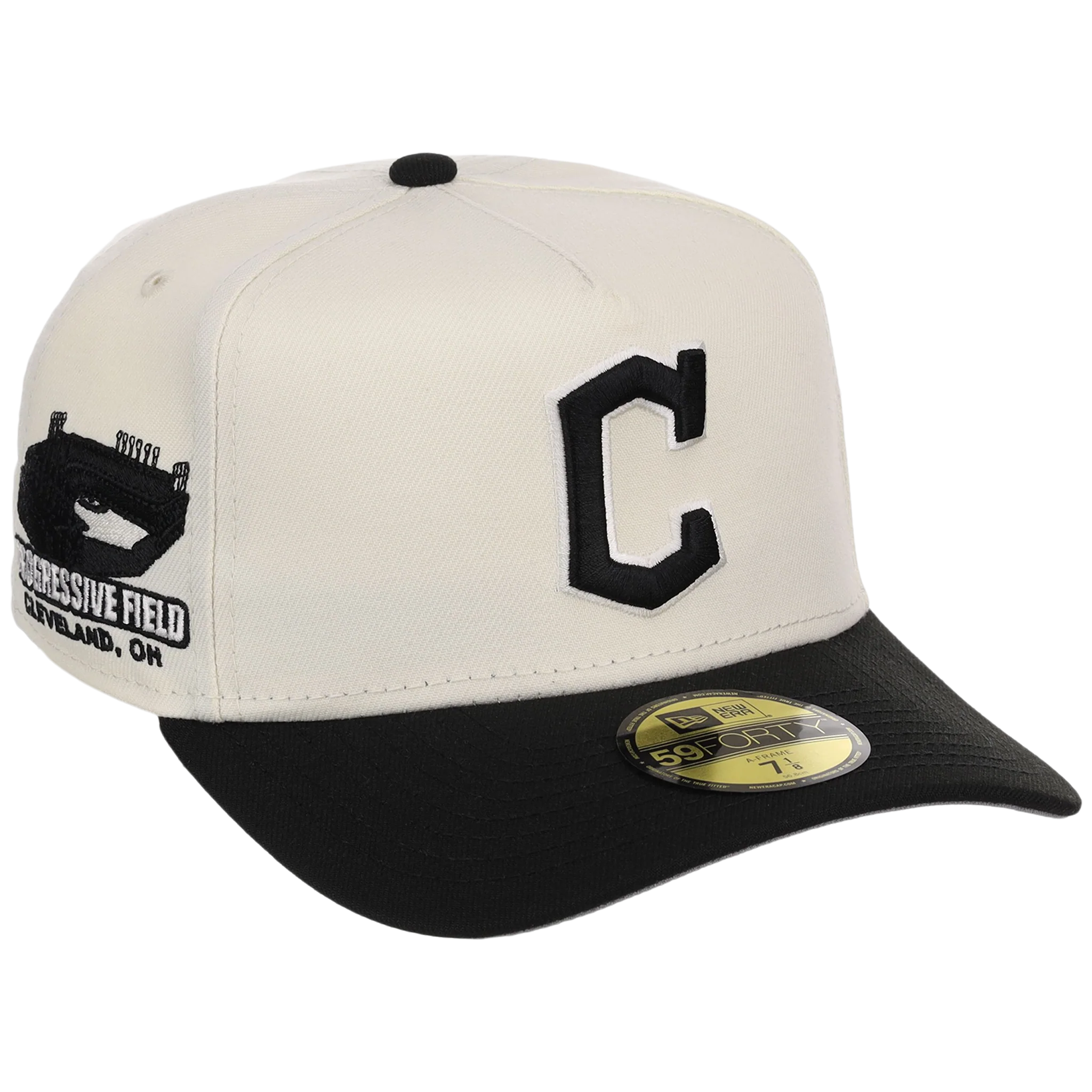 Cleveland Guardians MLB Chrome Noir New Era 59FORTY