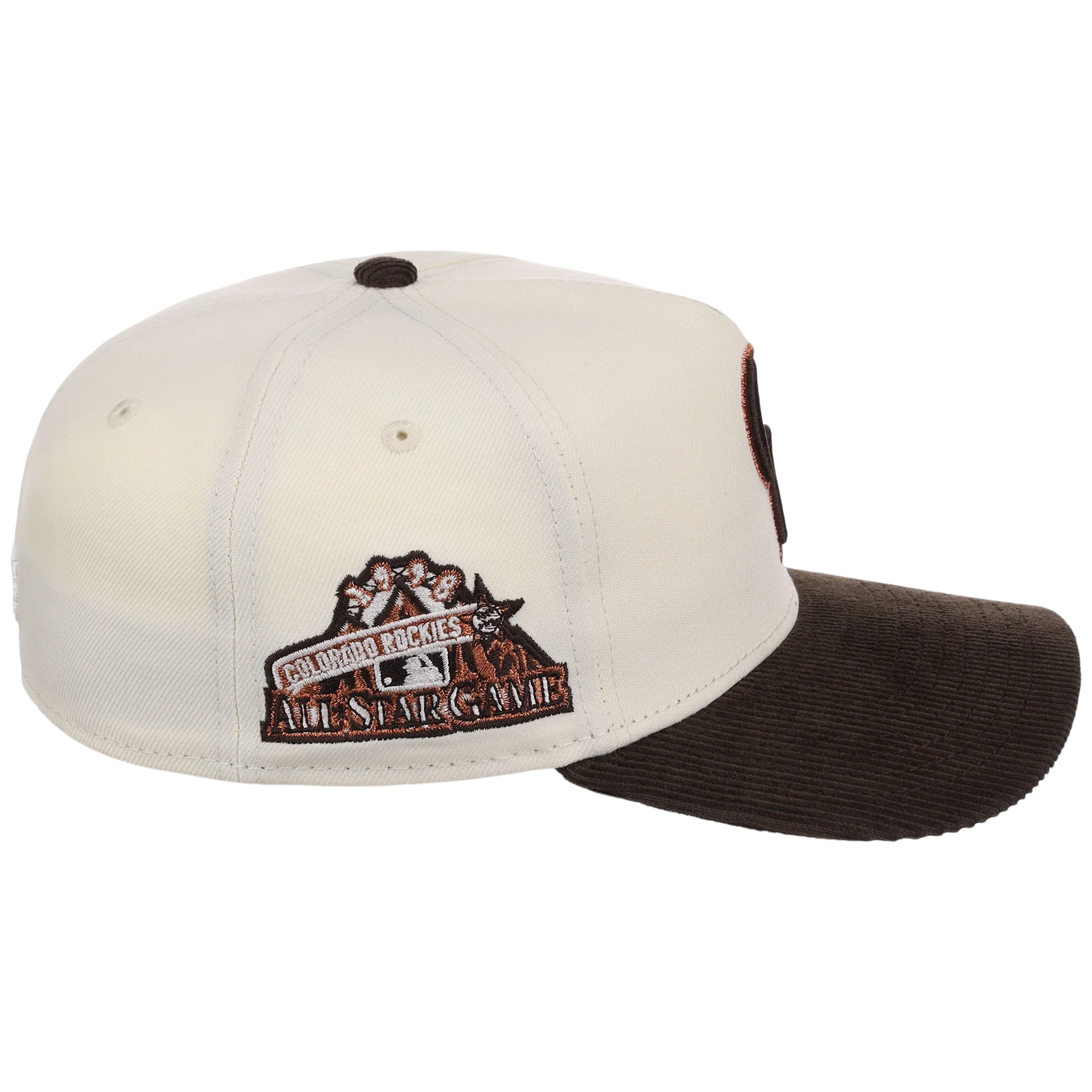 Colorado Rockies MLB Chrome Walnut Cord New Era 59FORTY