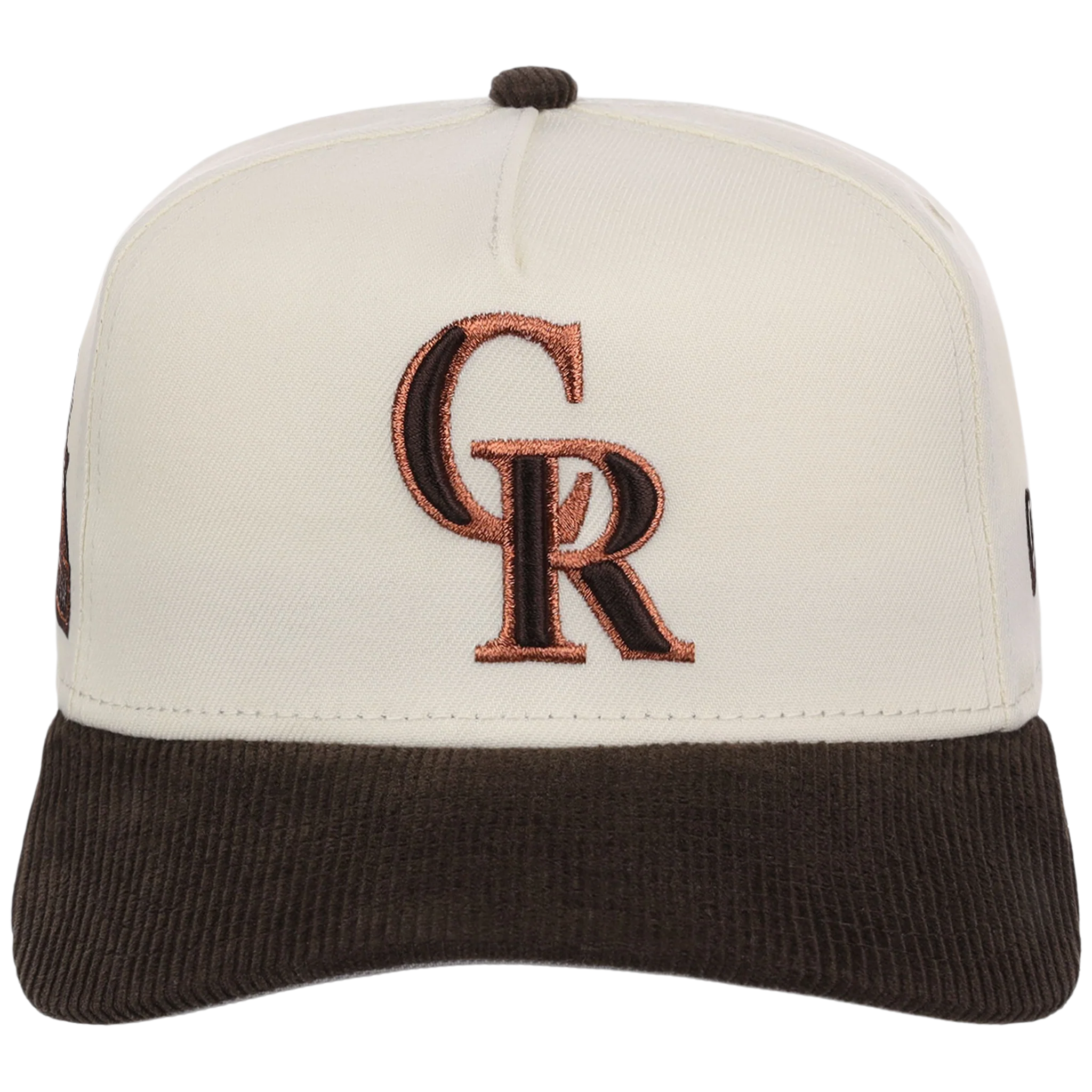 Colorado Rockies MLB Chrome Walnut Cord New Era 59FORTY