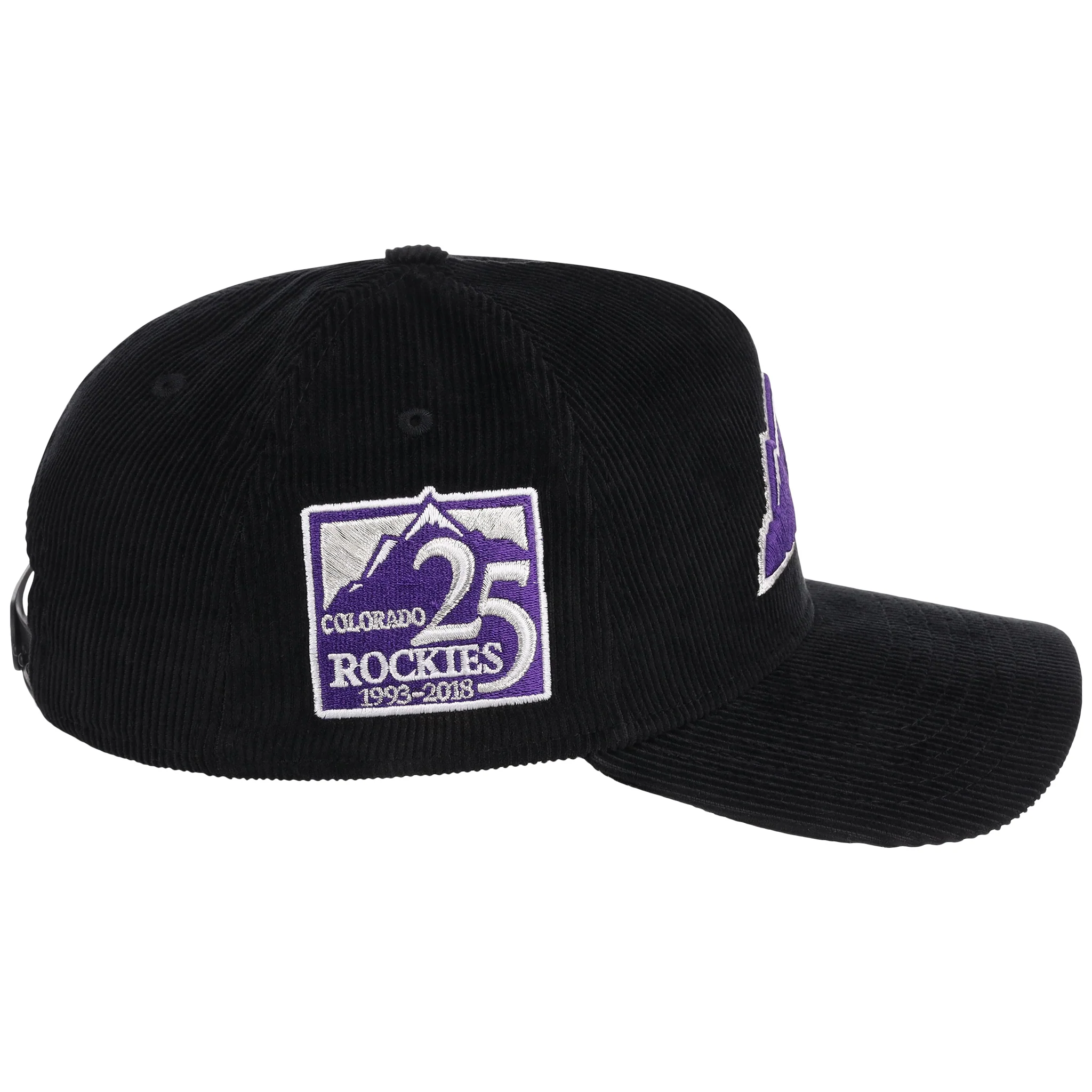 Colorado Rockies MLB Black Cord New Era 9FORTY