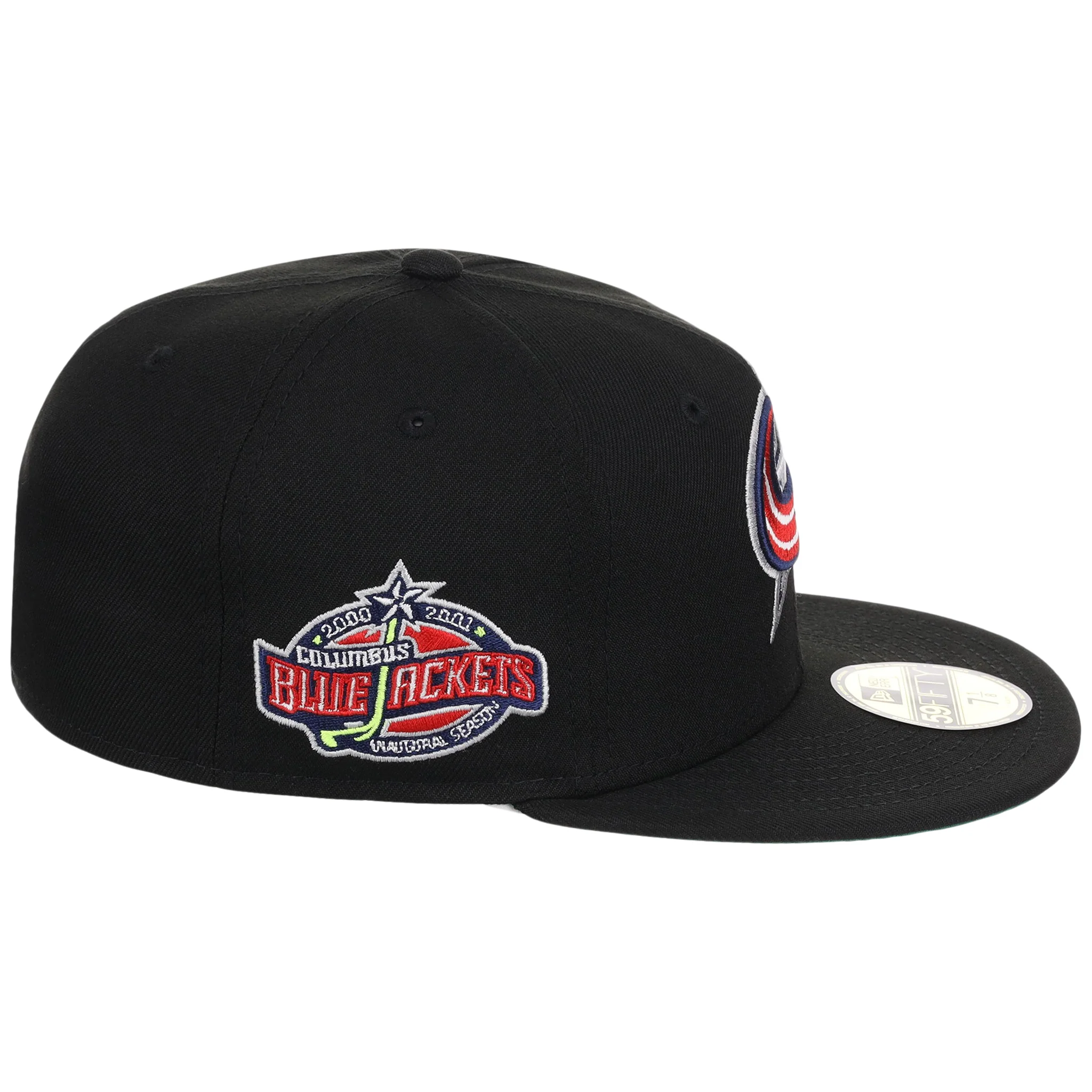 Columbus Blue Jackets NHL Black Dome New Era 59FIFTY 3 Columbus Blue Jackets NHL Black Dome New Era 59FIFTY