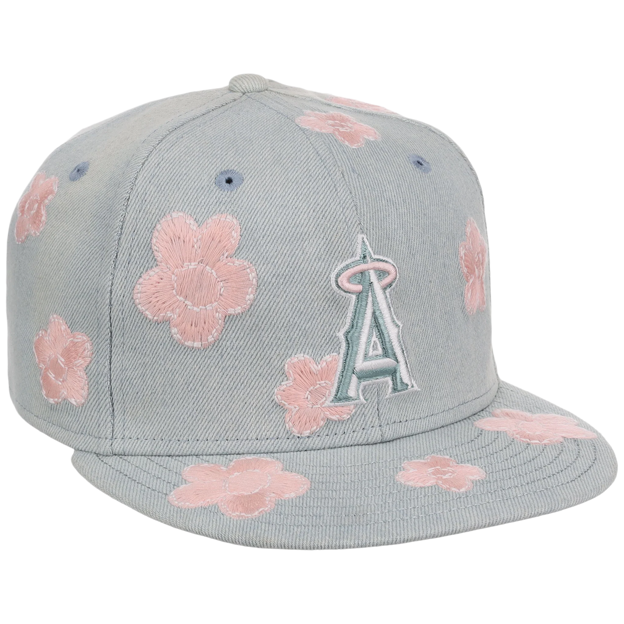 Anaheim Angels MLB Denim Flower New Era 59FIFTY