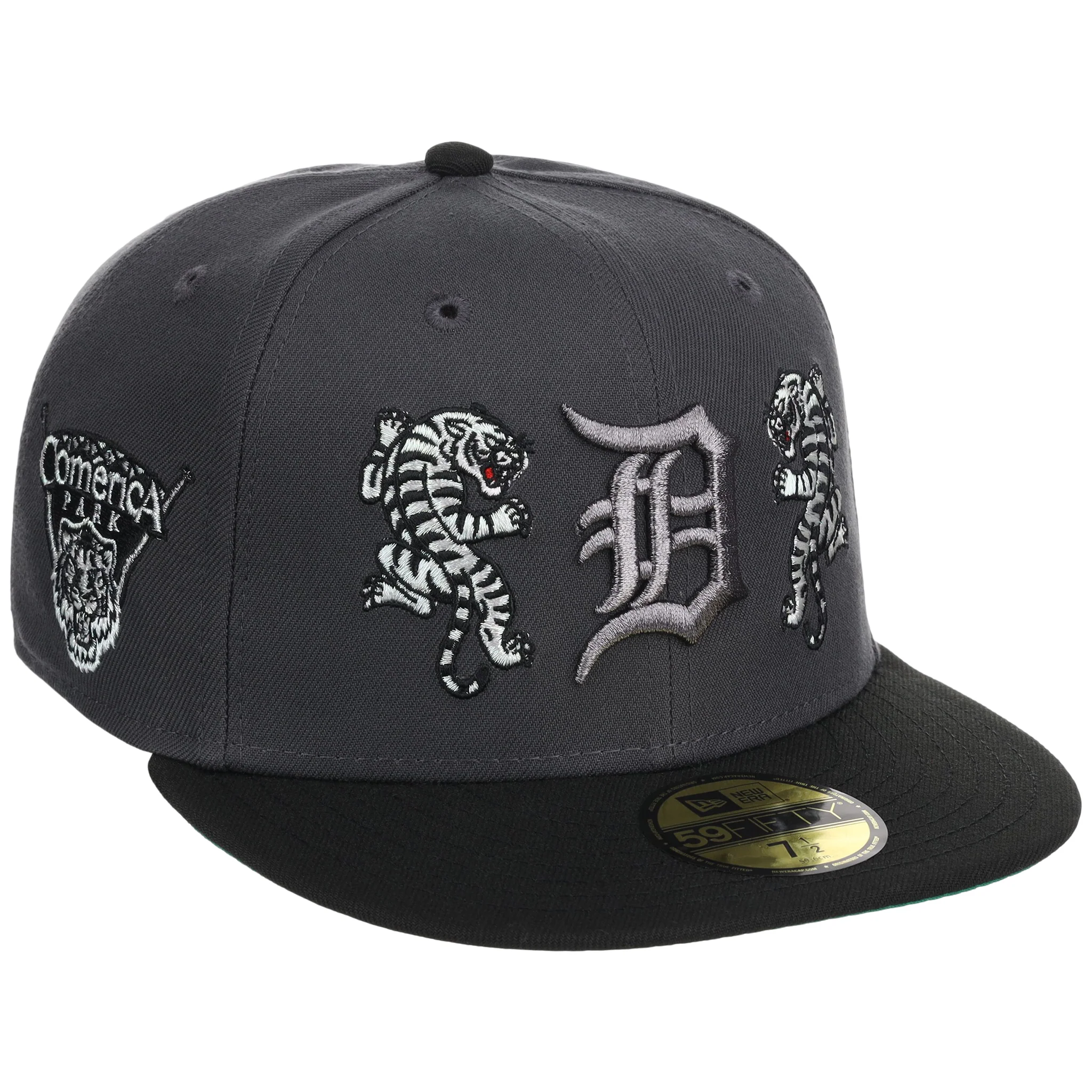 Detroit Tigers Detroit Crown the City 'Double Tiger' - Graphite 59FIFTY 1 Detroit Tigers Detroit Crown the City 'Double Tiger' - Graphite 59FIFTY