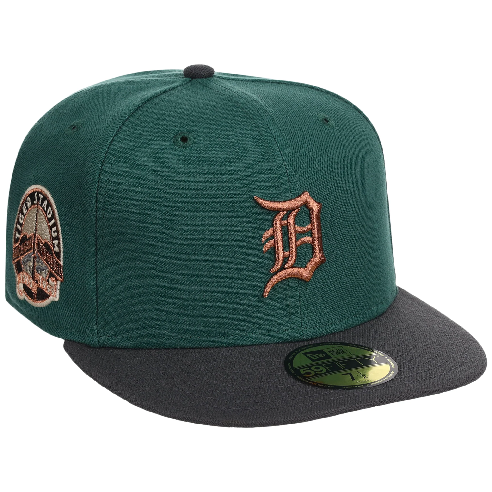Detroit Tigers Detroit Crown the City - Dark Green Graphite 59FIFTY 1 Detroit Tigers Detroit Crown the City - Dark Green Graphite 59FIFTY