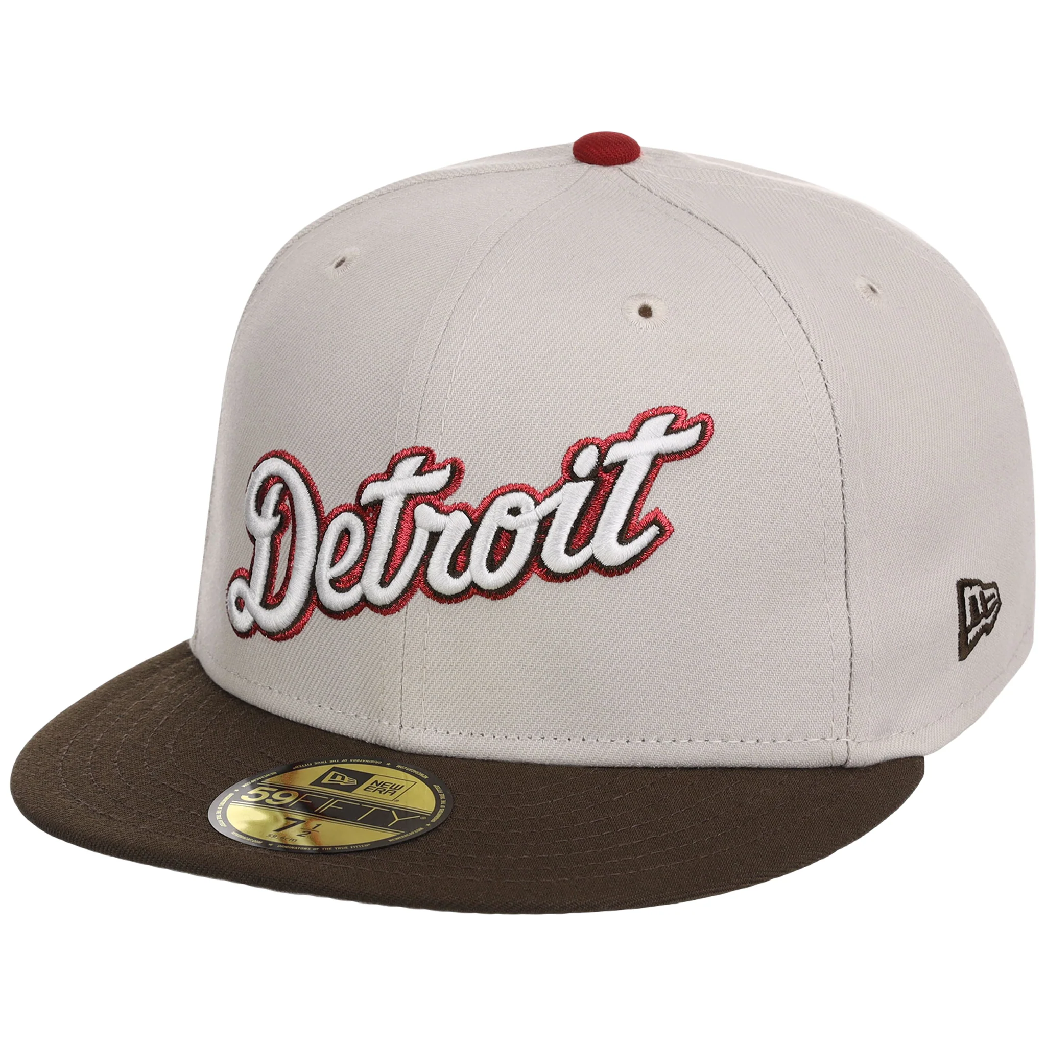 Detroit Tigers Detroit Crown the City - Stone Brown 59FIFTY 4 Detroit Tigers Detroit Crown the City - Stone Brown 59FIFTY