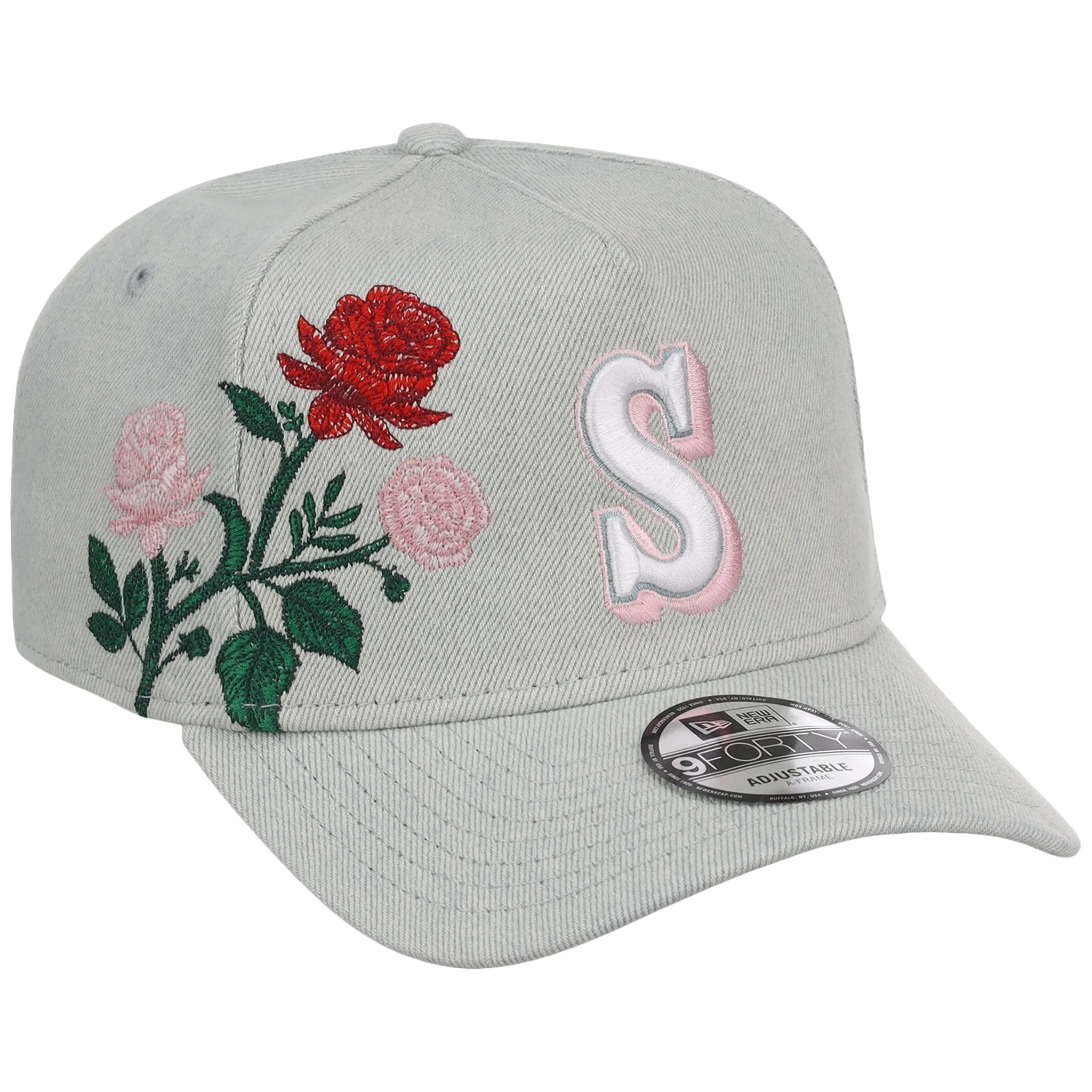 Seattle Mariners MLB Denim Flower New Era 9FORTY