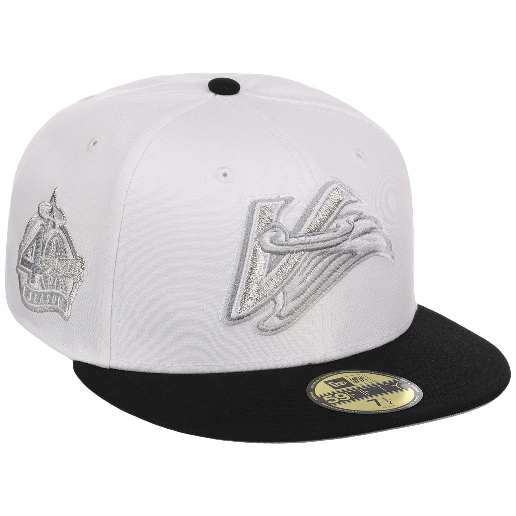 Anaheim Angels Friday Flux New Era 59FIFTY (White/Black)