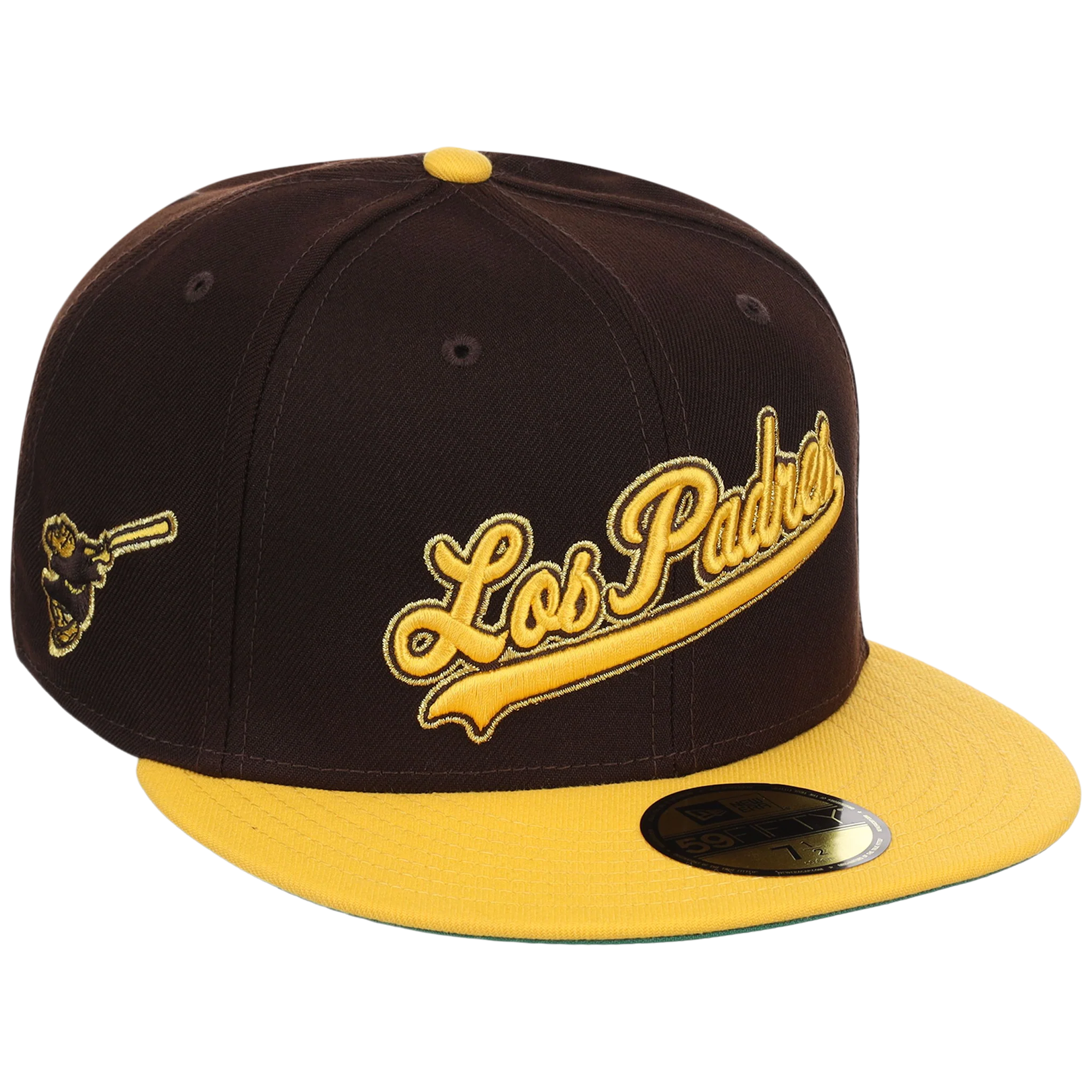 San Diego Padres Friday Flux New Era 59FIFTY (Dark Brown/Yellow)
