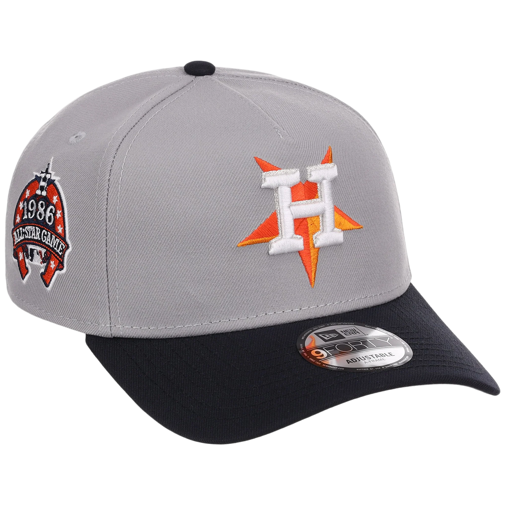 Houston Astros MLB Flipmode 2.0 New Era 9FORTY A-Frame (Gray/Navy/Gray)