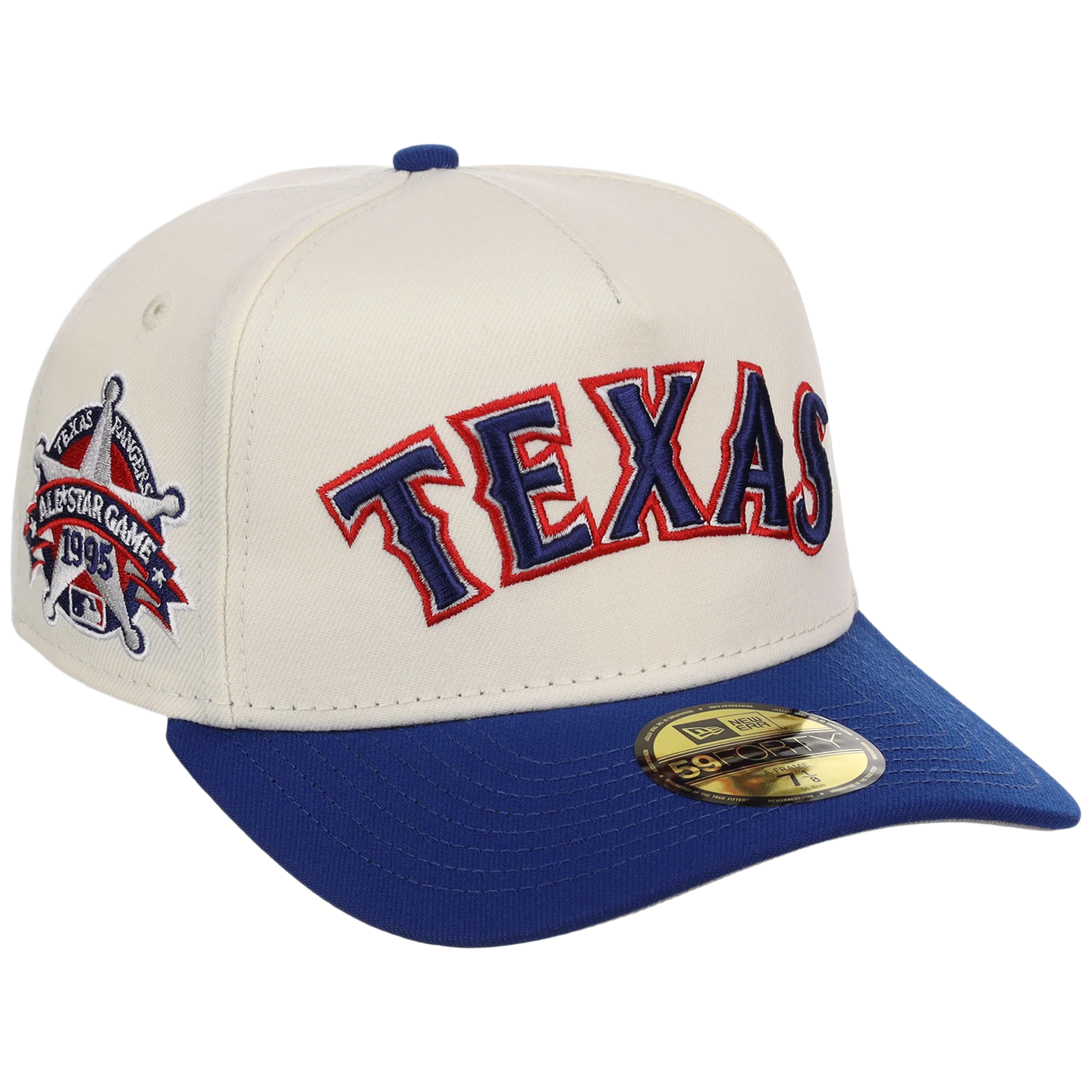 Texas Rangers MLB Heritage Chrome New Era 59FORTY