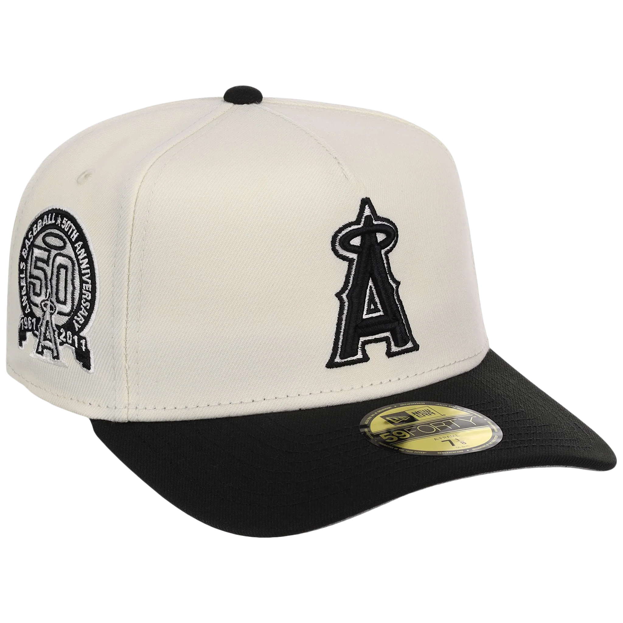 Anaheim Angels MLB Chrome Noir New Era 59FORTY