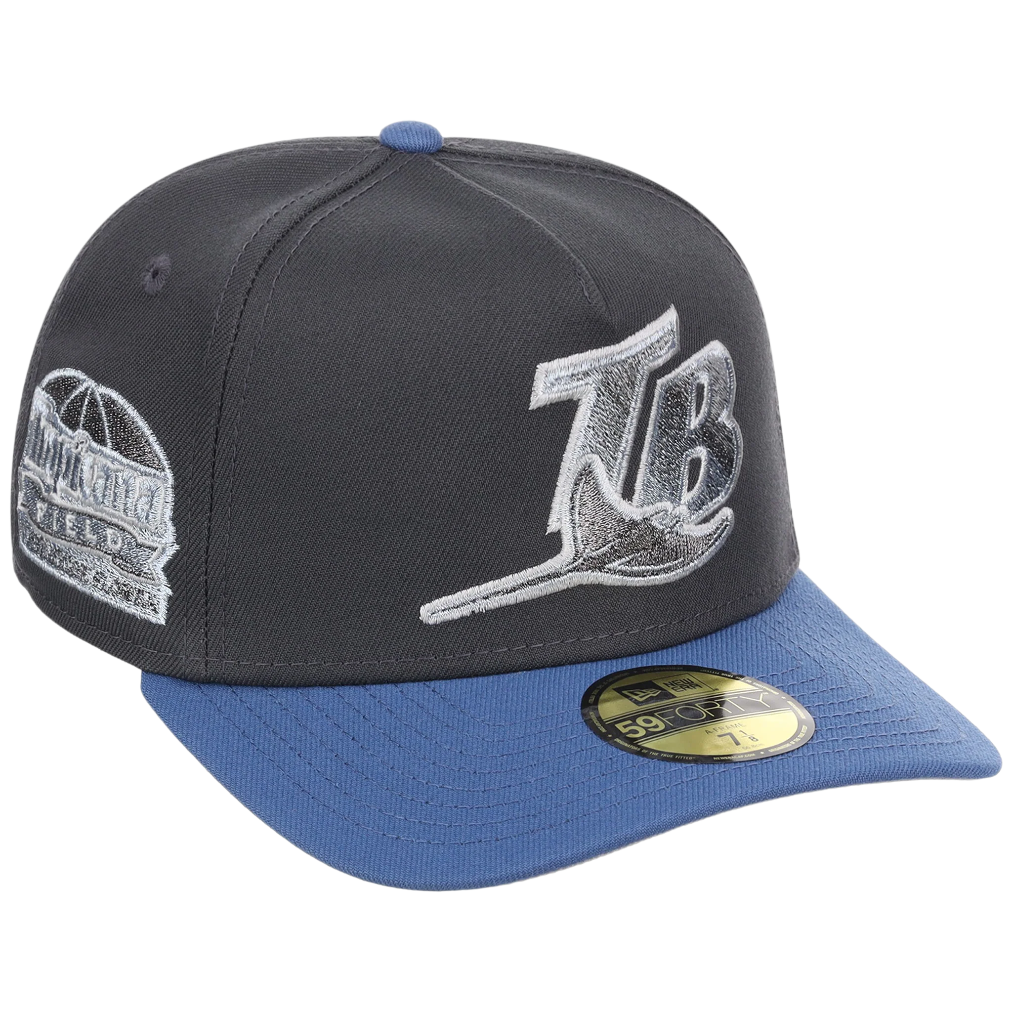 Tampa Bay Rays MLB Indigo Steel New Era 59FORTY