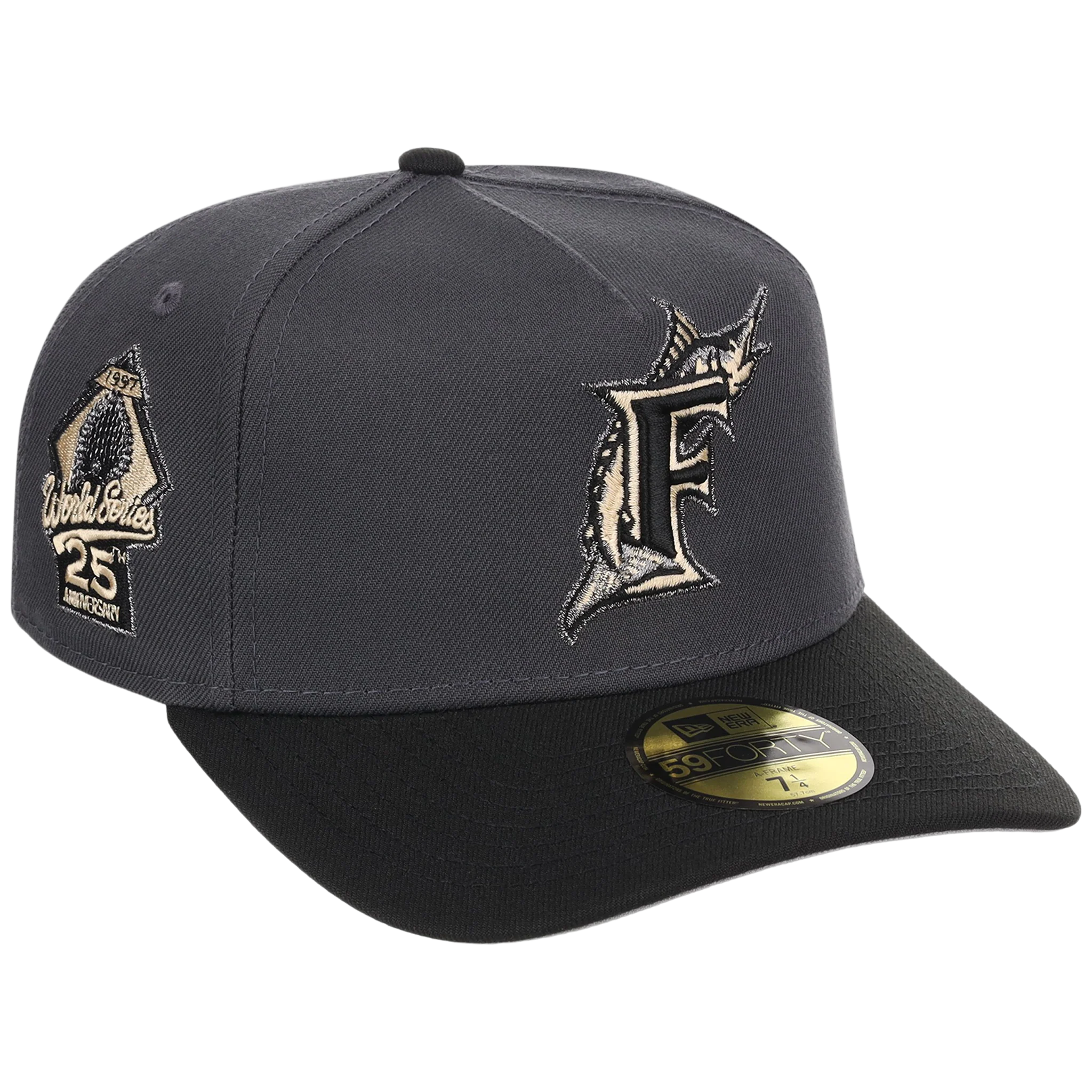 Miami Marlins MLB Graphite Balance New Era 59FORTY