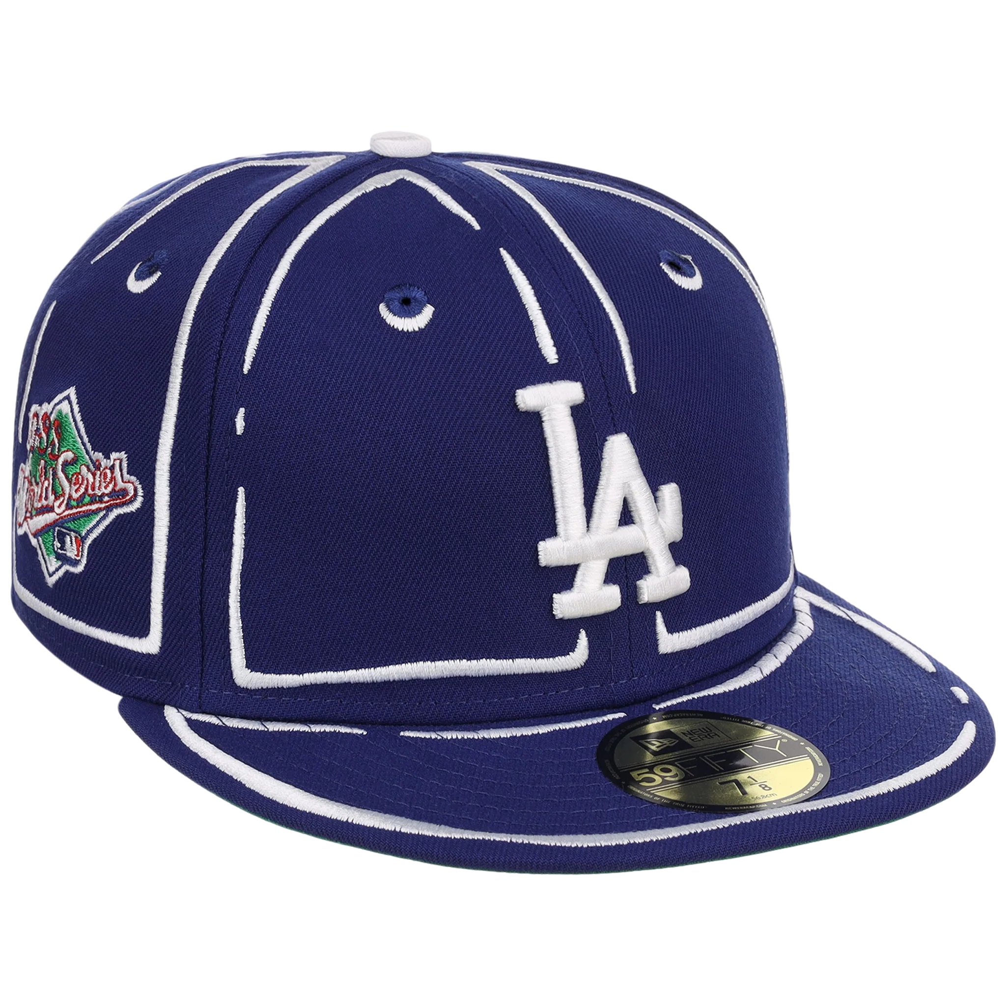 Los Angeles Dodgers Joshua Vides x MLB 'Outline' New Era 59FIFTY Collection